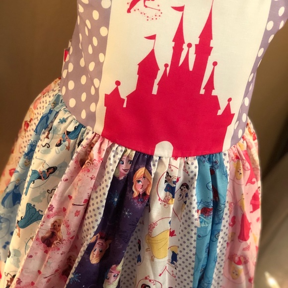 NWT Girls Disney Princess Castle Twirl Dress - Picture 5 of 8